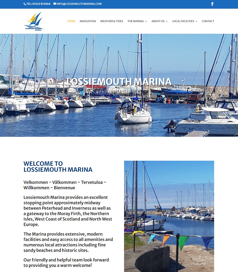 lossie marina website