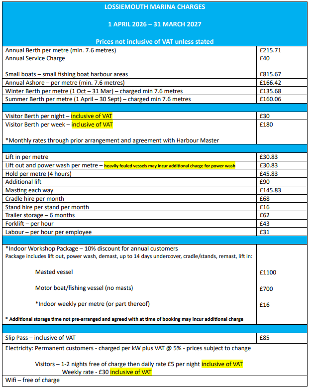 lossiemouth-marina-prices